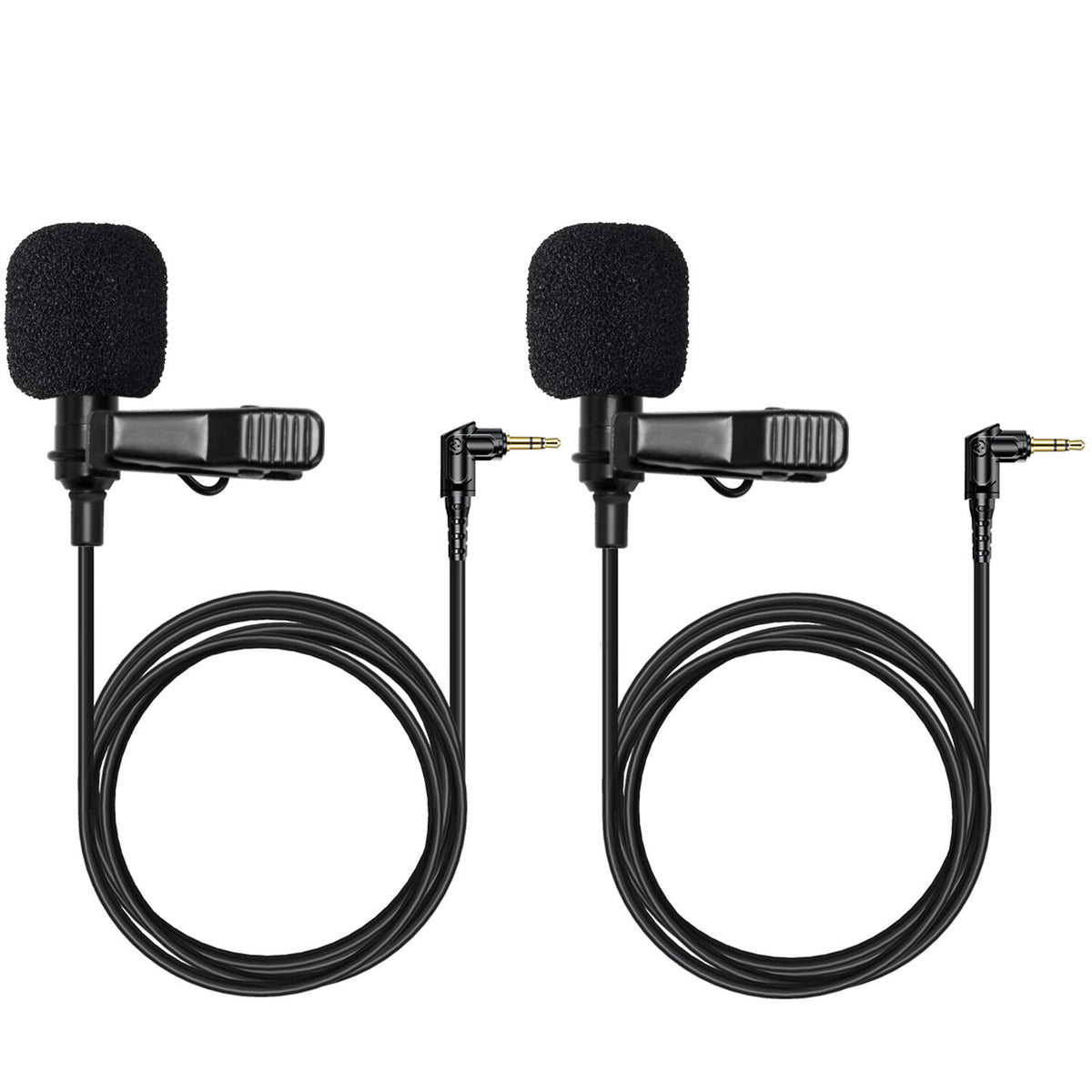 Hollyland HL-OLM02P2 LARK MAX Lavalier Microphone 2-Pack(Black)