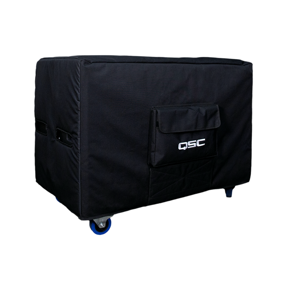 QSC 218-CVR Soft, Padded Transport Cover Made With Heavy-Duty Nylon Materials for LS218 Subwoofer on Casters