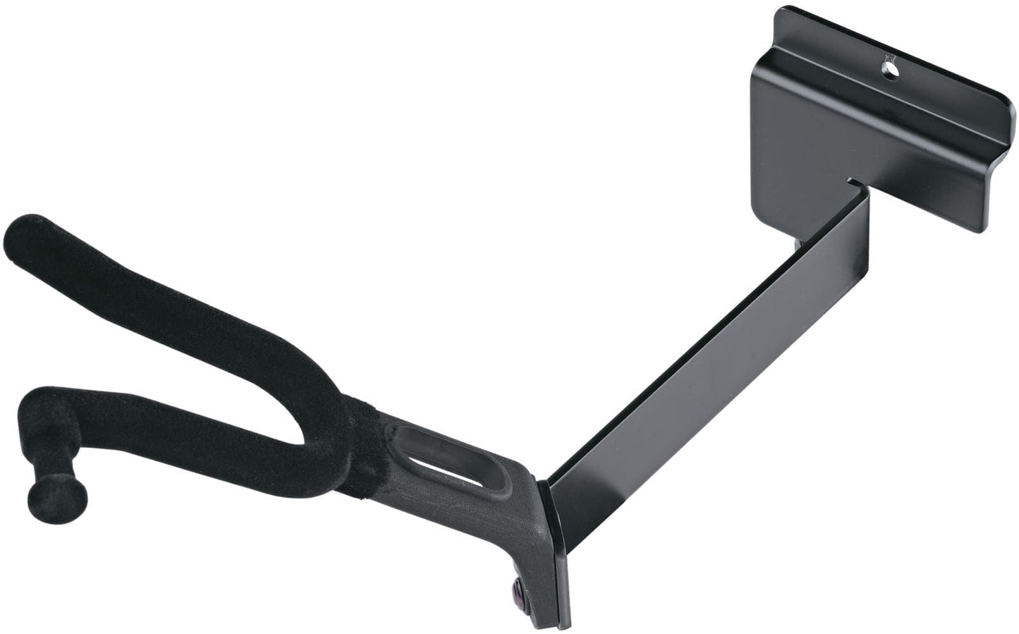 K&M 44215.000.55 Product Holder for Violin - Slatwall Mount - Black - PSSL ProSound and Stage Lighting