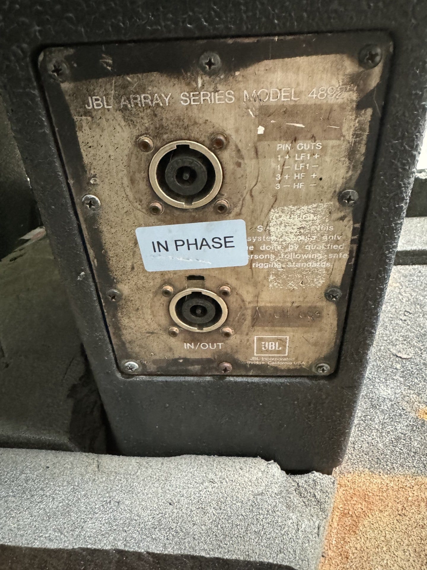 JBL 4892 Two-Way Passive Loudspeaker - Solotech