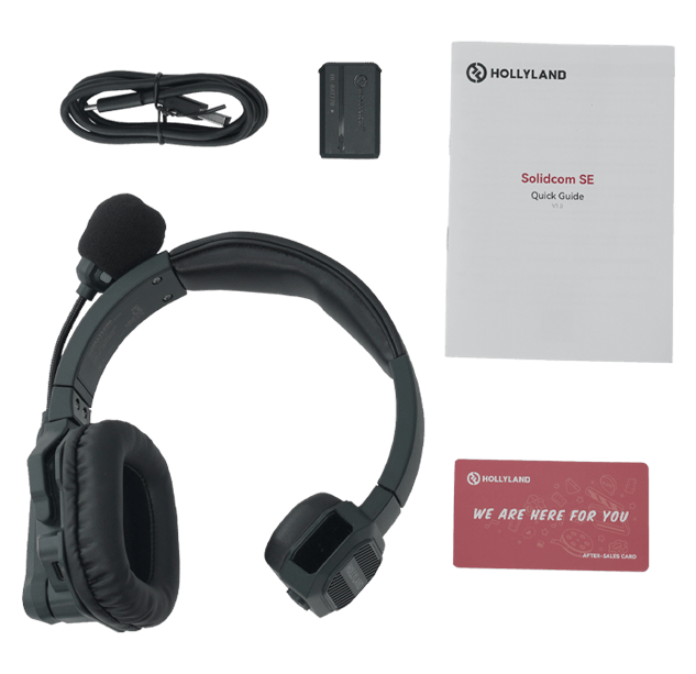 Hollyland HL-SE-HS04 Solidcom SE Wireless Stereo Remote Heasdet Single-Ear Version(Global Version)