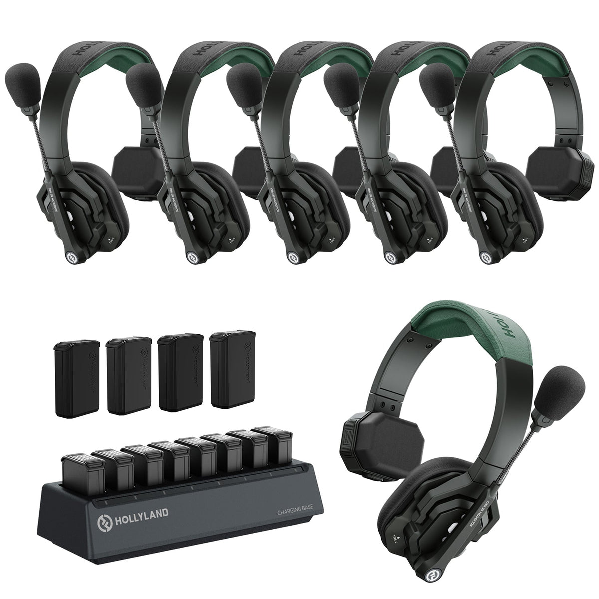 Hollyland HL-Solidcom SE Pro - 6S Hollyland Solidcom SE Pro - 6S 6-Person Noise Cancelling Headset Intercom