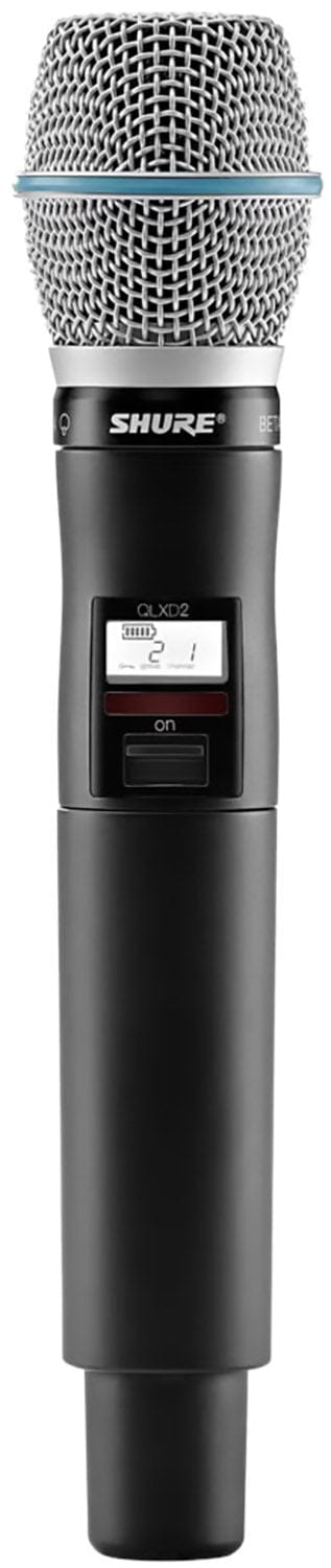 Shure QLXD Beta 87 Handheld Wireless Transmitter G50 - PSSL ProSound and Stage Lighting