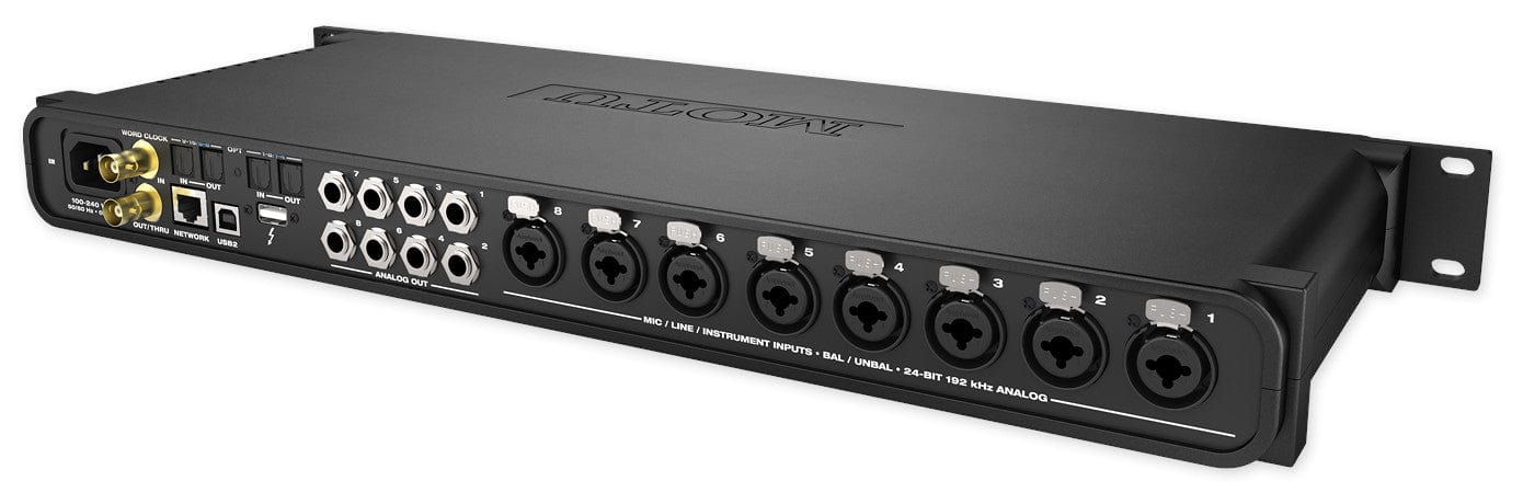 Motu MOTU8M 8-Channel Microphone Preamp & Computer Interface w/AVB - Solotech