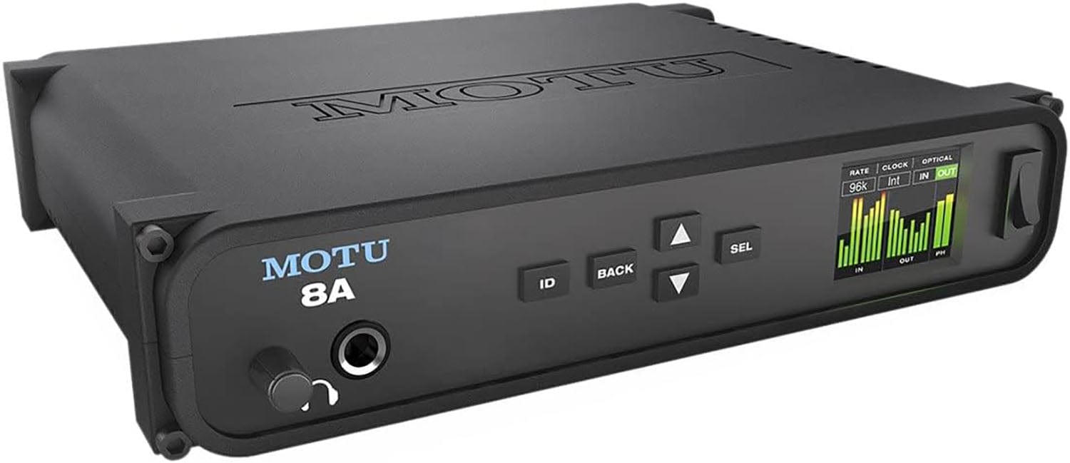 MOTU 8A Thunderbolt / USB3 / AVB Ethernet Audio Interface with DSP and  Mixing