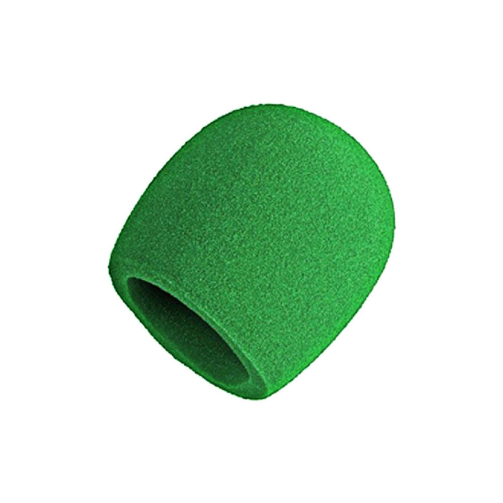 Shure A58WS-GRN Green Foam Windscreen for All Shure Ball Type Microphones
