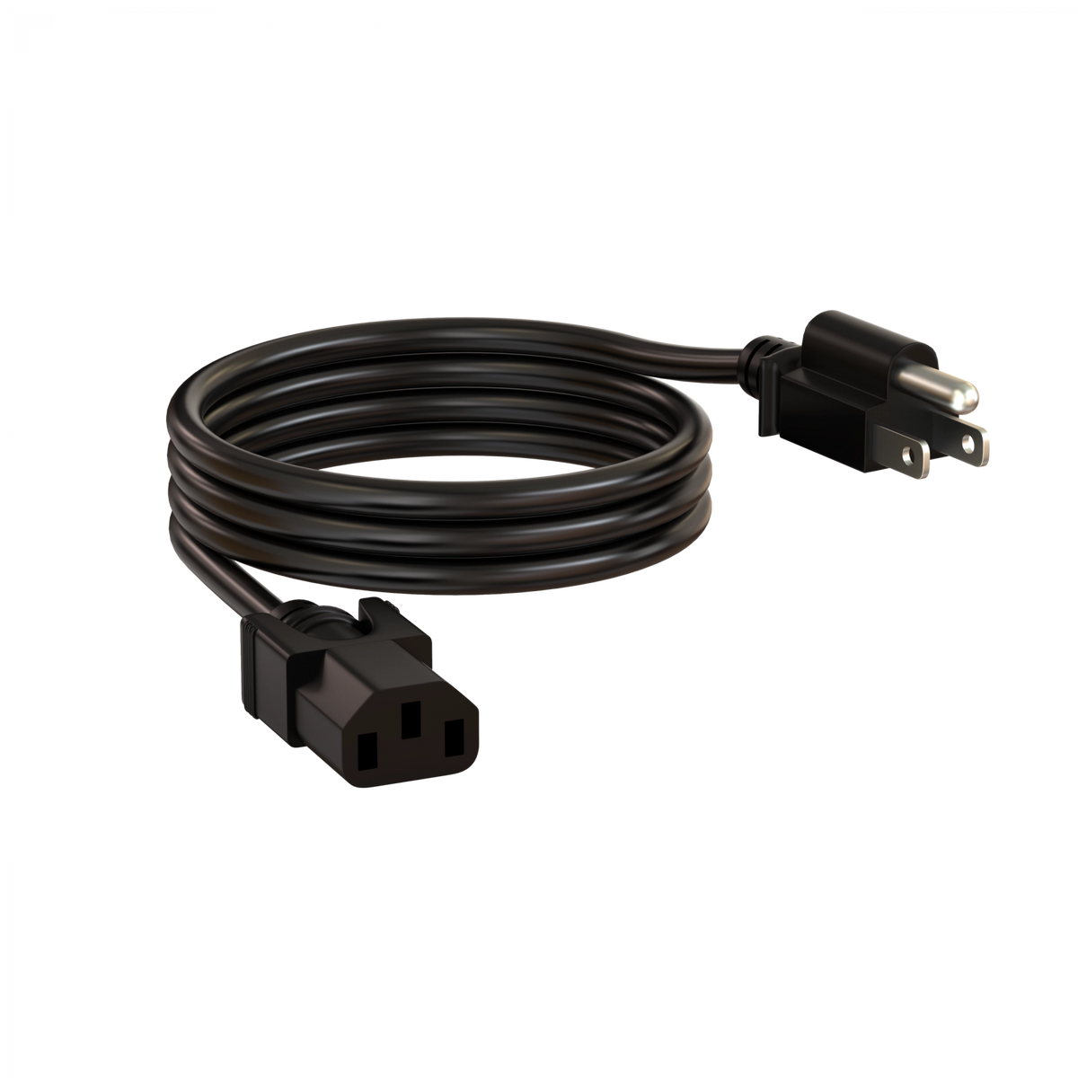 LynTec ACP3FT Heavy duty power cord, IEC to NEMA 5-15P Connector (3 ft)