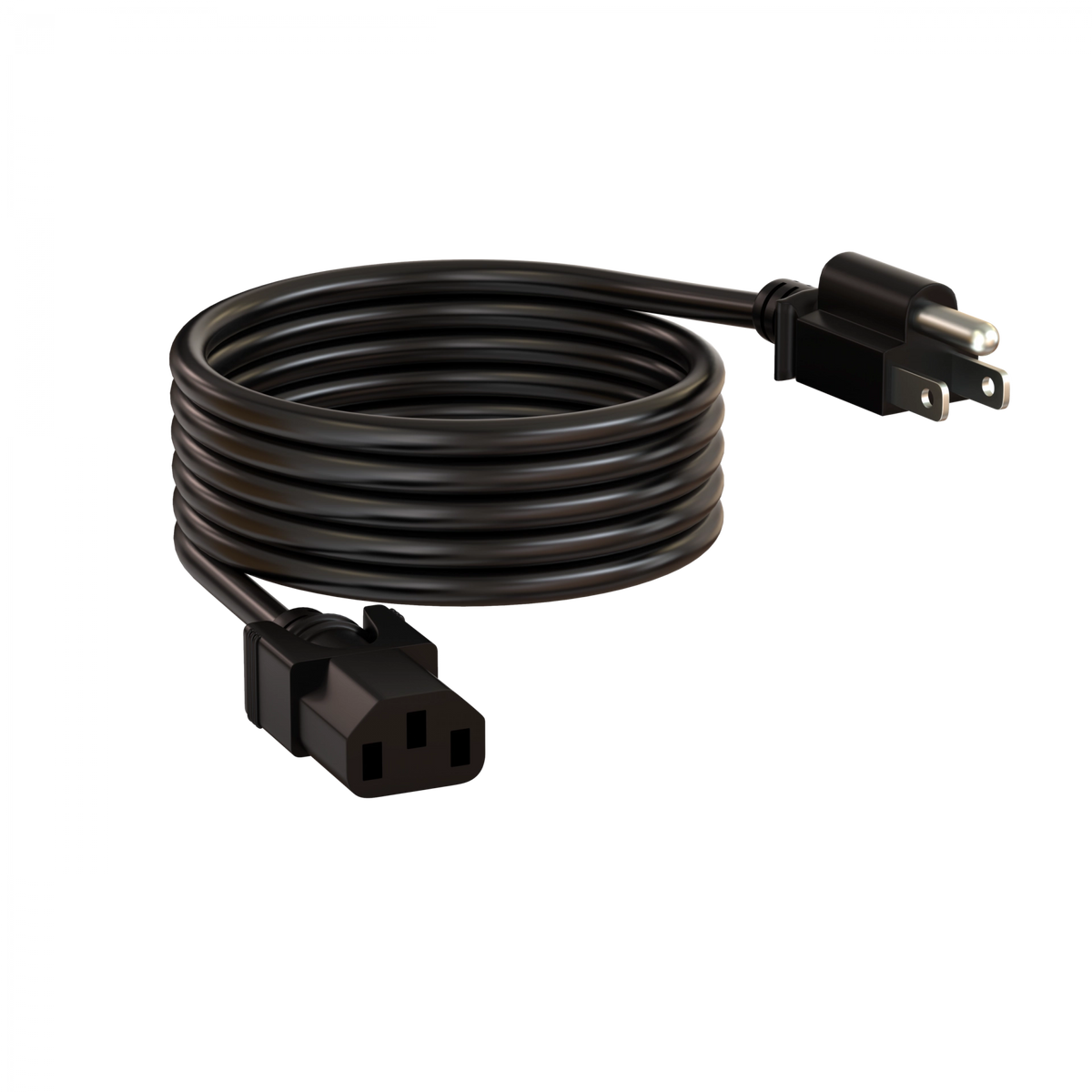 LynTec ACP6FT Heavy duty power cord, IEC to NEMA 5-15P Connector (6 ft)
