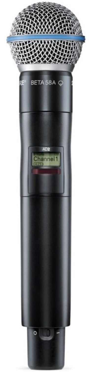Shure Axient AD2/B58A Handheld Wireless Microphone Transmitter, K54 Band - PSSL ProSound and Stage Lighting