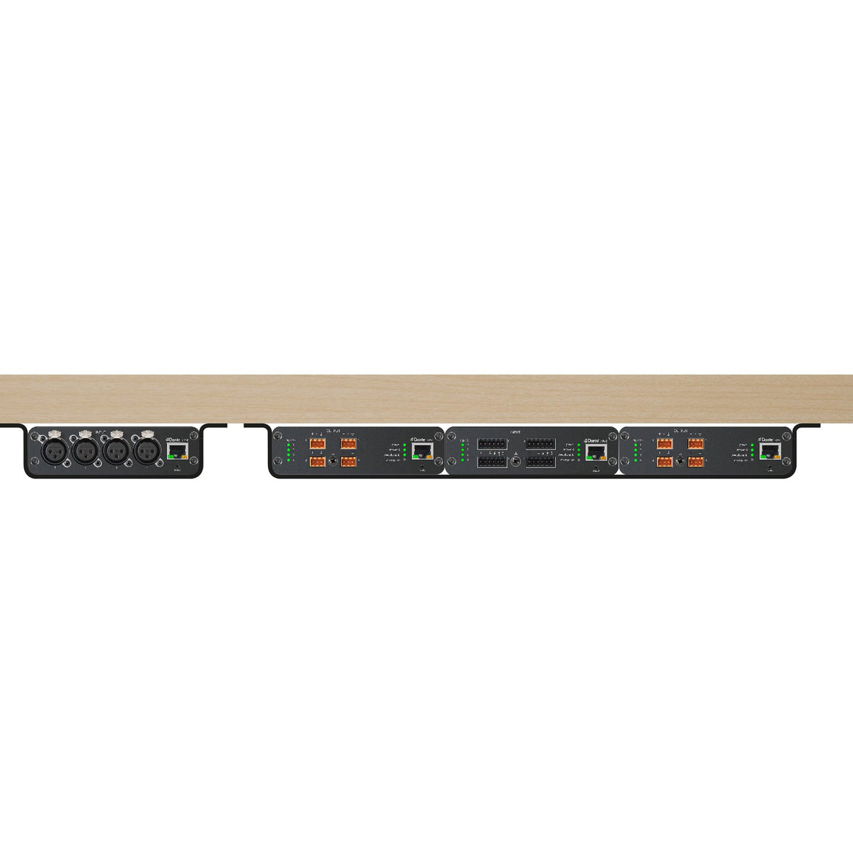 Shure ANI4IN-XLR-TA 4CH MIC/LINE IN-DNTE,1/3RU,XLR TAA