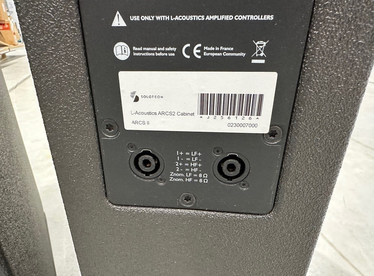 L-Acoustics ARCS II Used Loudspeaker Cabinet
