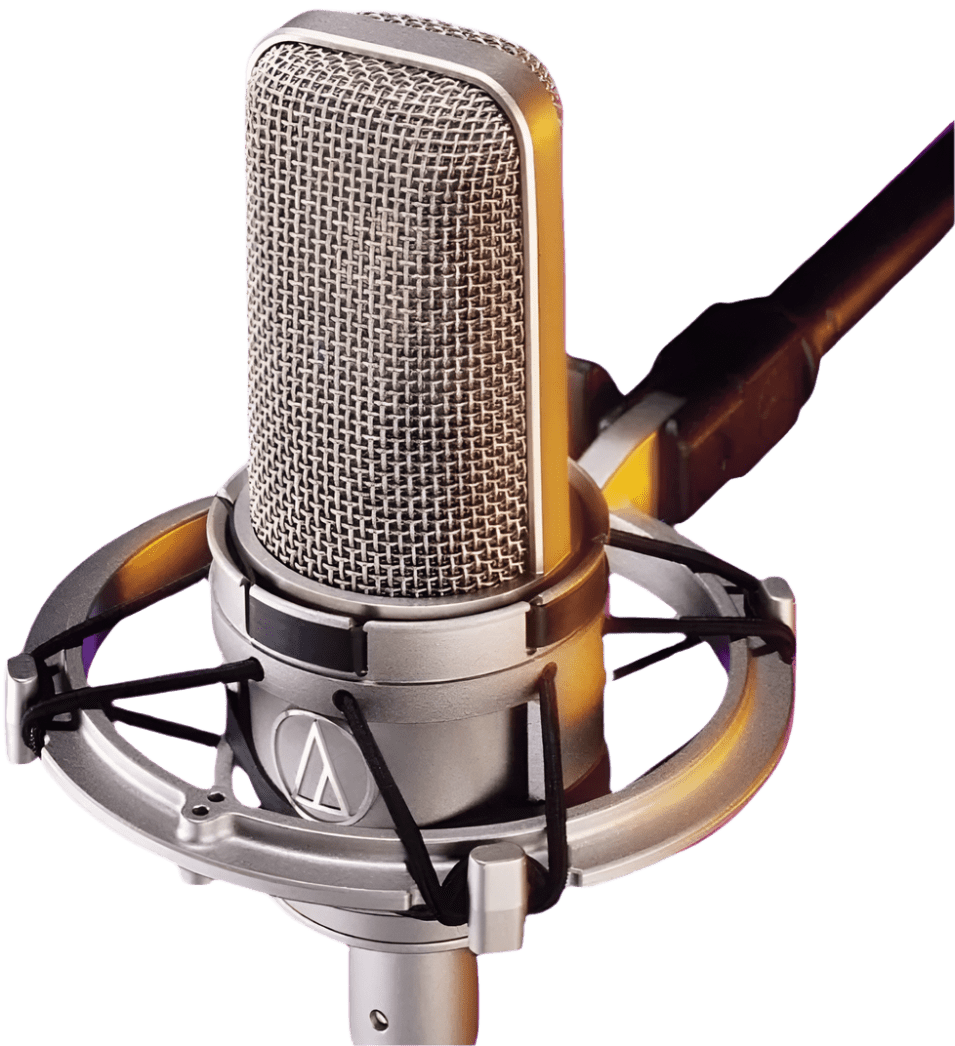 Audio Technica Studio Microphone with Shock Mount - Solotech