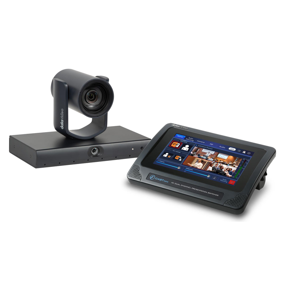 Datavideo Autocast Mini Kit Automated presentation kit with voicetracking. Kit includes: VTC-100 and iCAST mini.