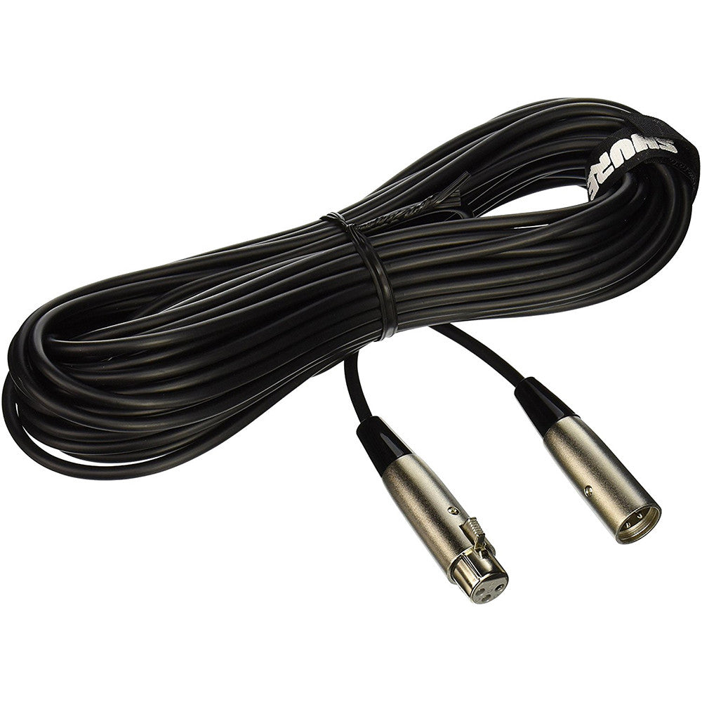 Shure C50J 50' Hi-Flex Cable®, Chrome XLR Connectors