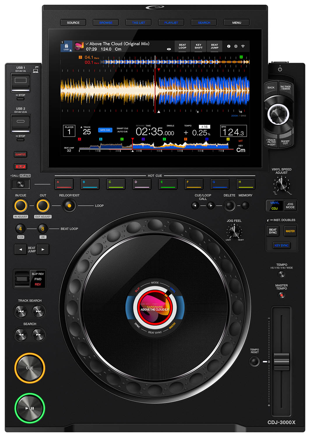 AlphaTheta CDJ-3000X Professional DJ Media Player