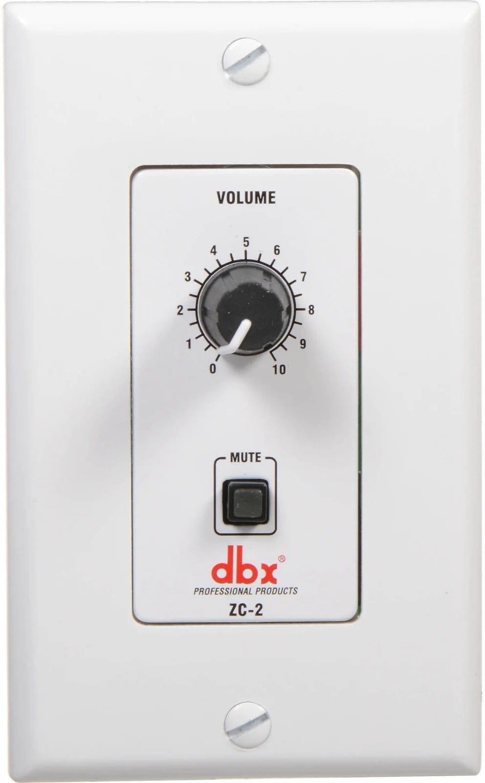 Dbx ZC2 Wall Control Volume with Mute Control - Solotech