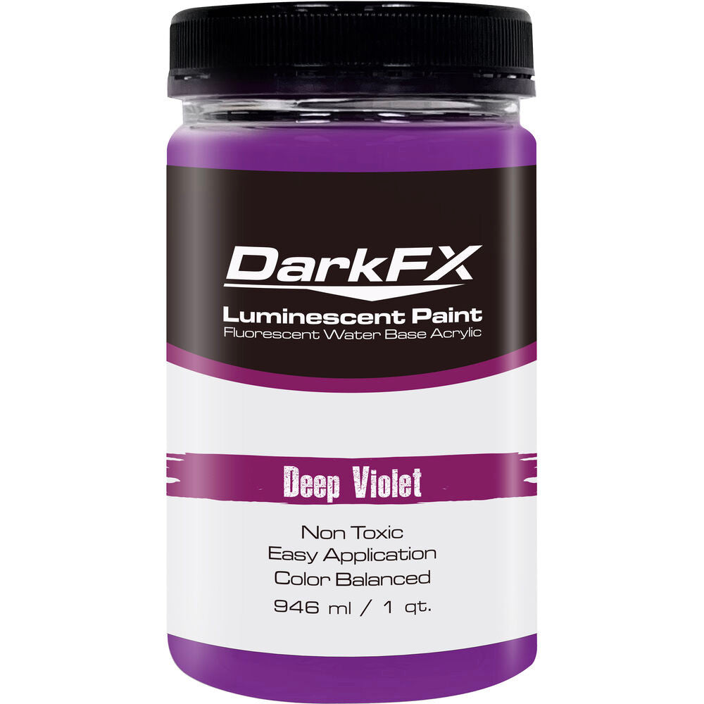Antari DFX-VL1QT-DVL DarkFX UV Paint - Deep Violet - 1 Quart