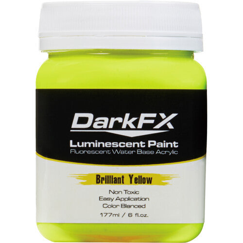 Antari DFX-VL6OZ-BYL DarkFX UV Paint - Bright Yellow - 6 Ounce