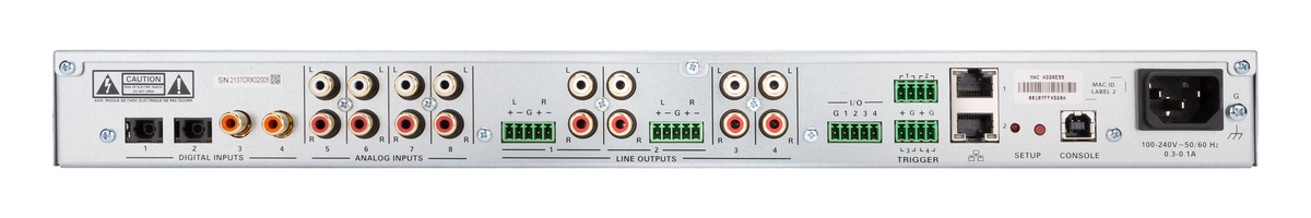 Crestron DM-NAX-4ZSP DM NAX 4-Zone Streaming Preamplifier