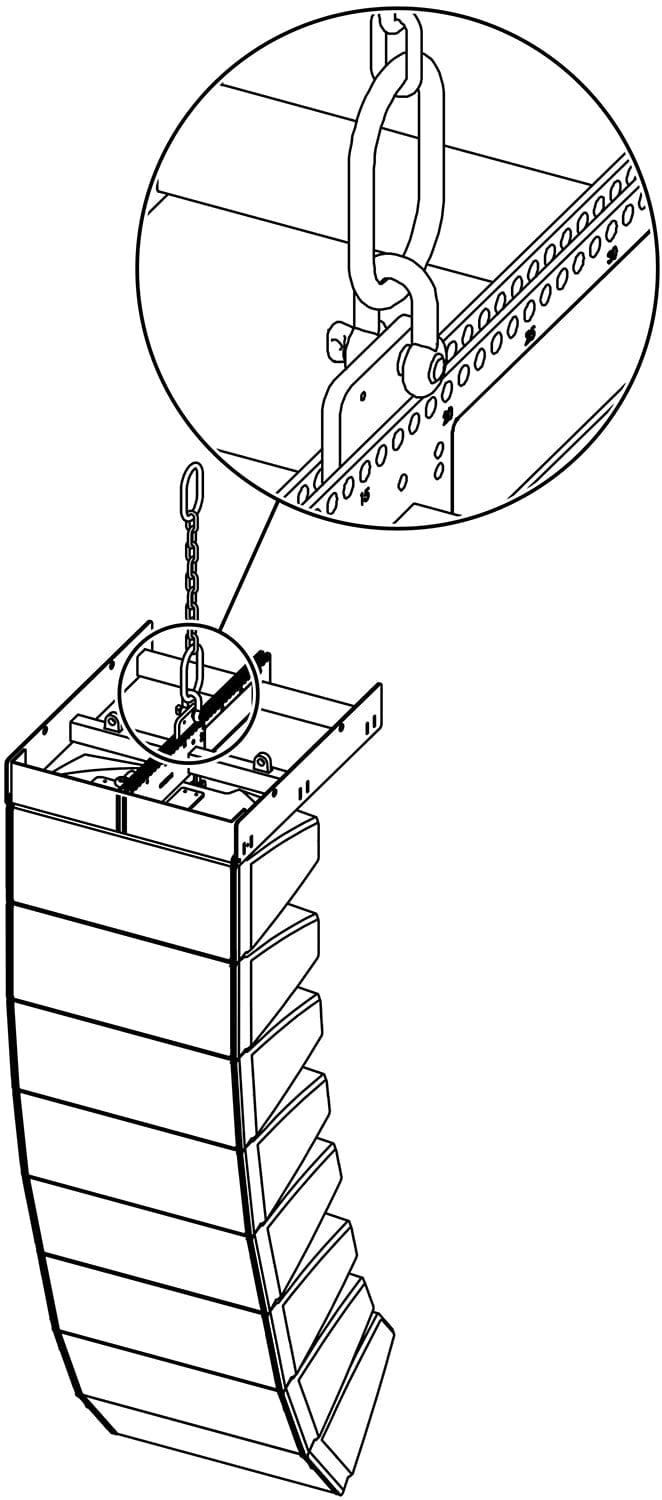 D&B Audiotechnik E6507.000.00 Shackle - 1 t / 2200 lbs - PSSL ProSound and Stage Lighting