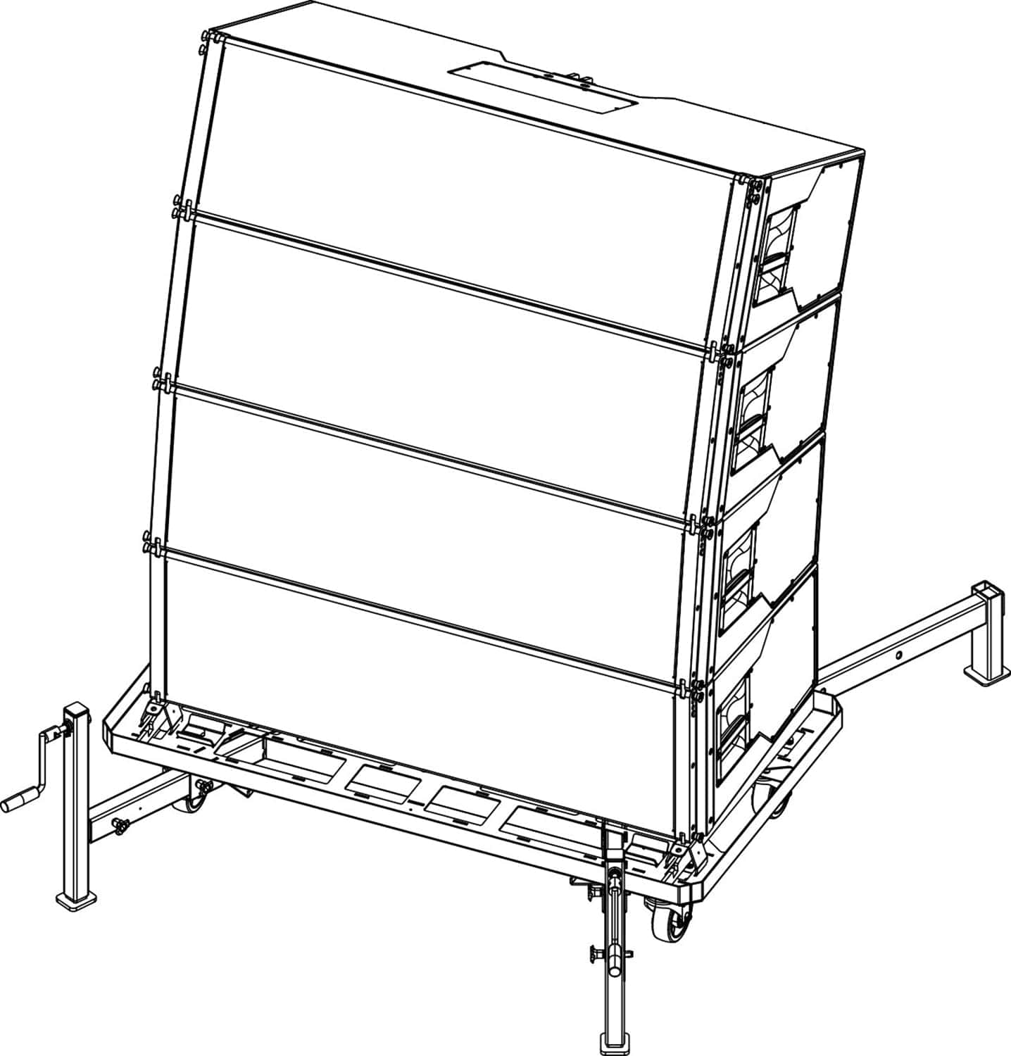 D&B Audiotechnik E7494.000 SL Outriggers- PSSL ProSound and Stage Lighting