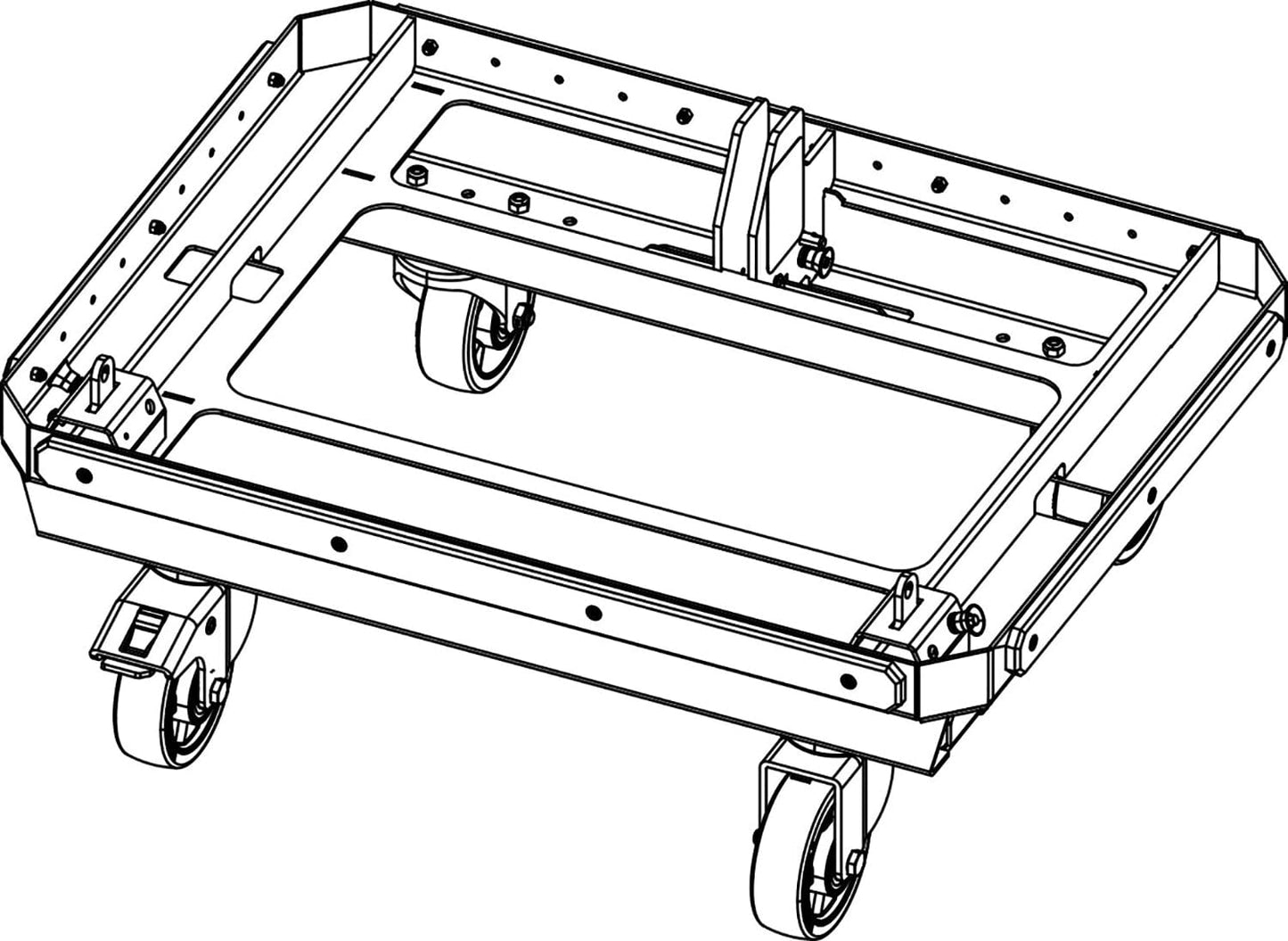 D&B Audiotechnik E7809.000 Touring Cart for XSL8 / XSL12 Compression Mode - PSSL ProSound and Stage Lighting