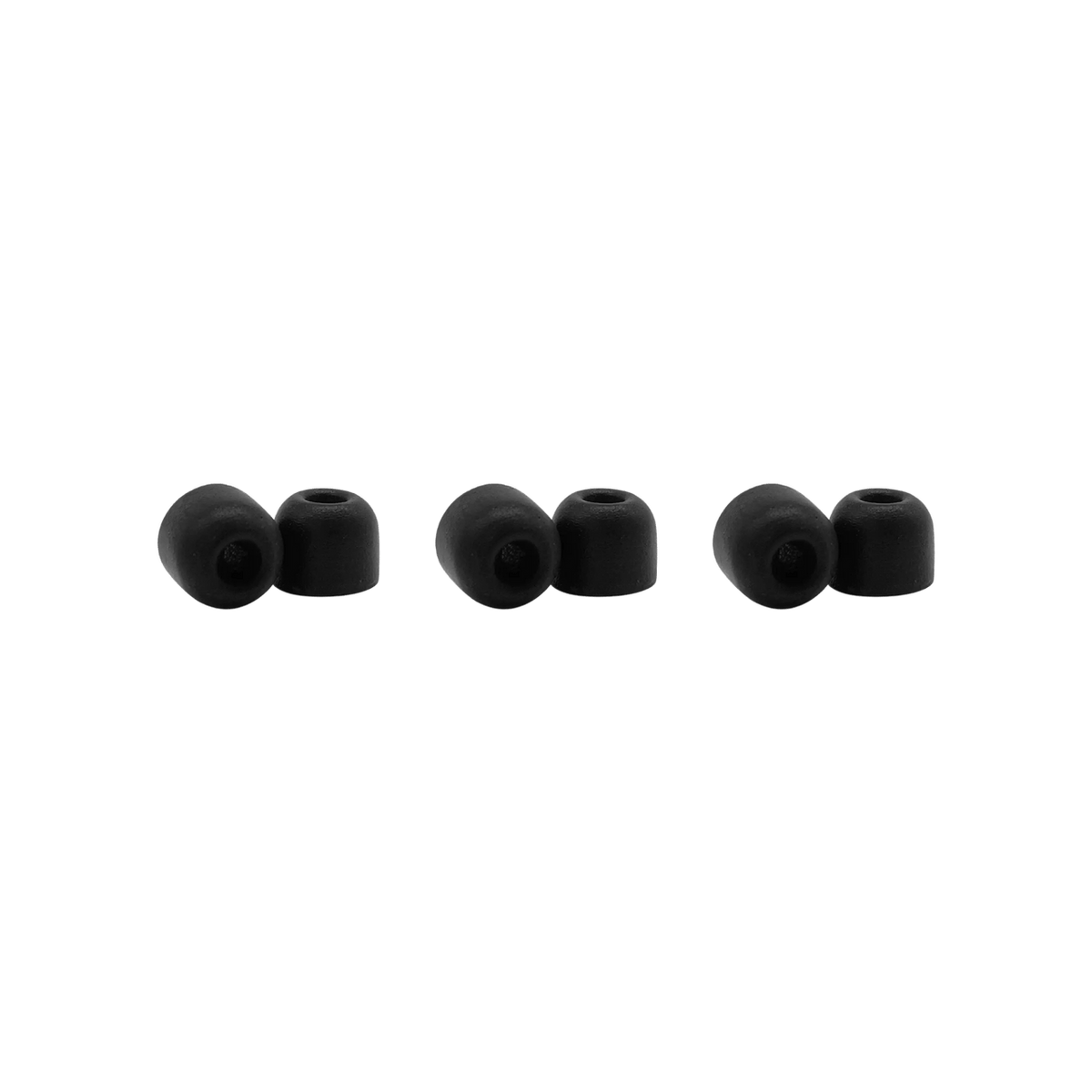 Shure EACYF1-6M 6-pack (3 pairs) Medium 100 Series Comply foam sleeves for Shure Earphones - Hanging Retail Packaging