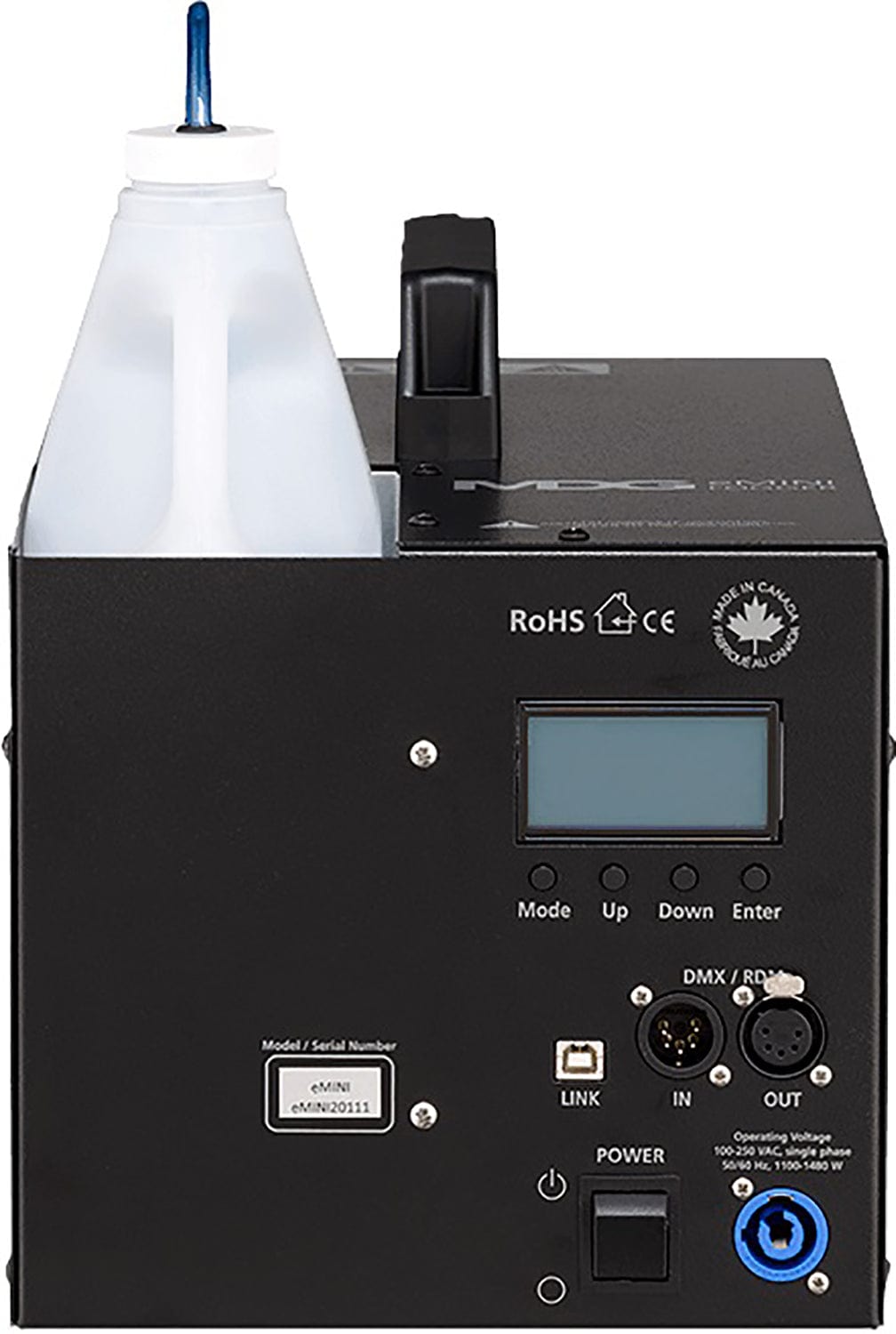 MDG eMINI Compact Portable Single Output Fogger With Adjustable Output - PSSL ProSound and Stage Lighting