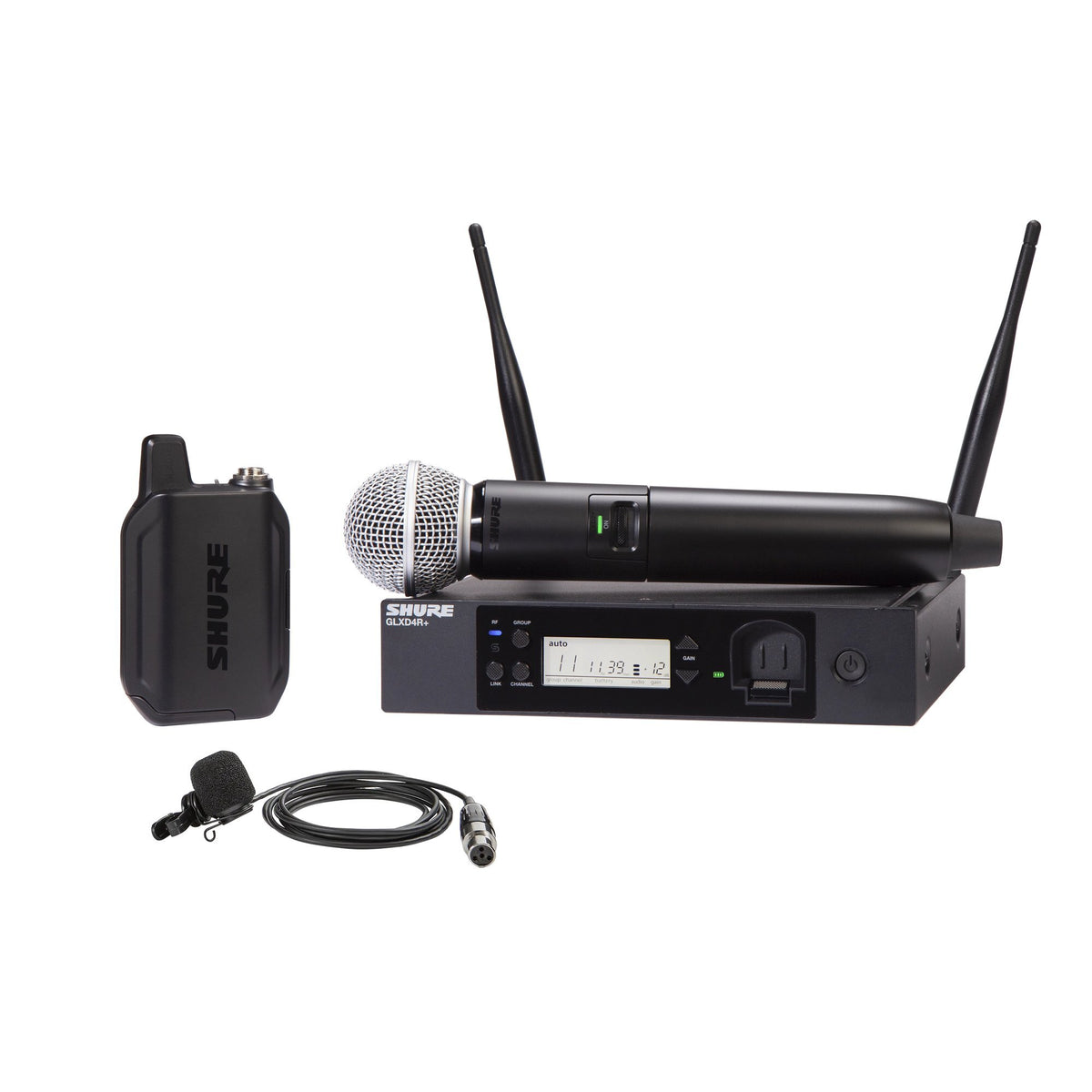 Shure GLXD124R+/85M-Z3 GLXD124R+/85M/SM58 COMBO SYSTEM