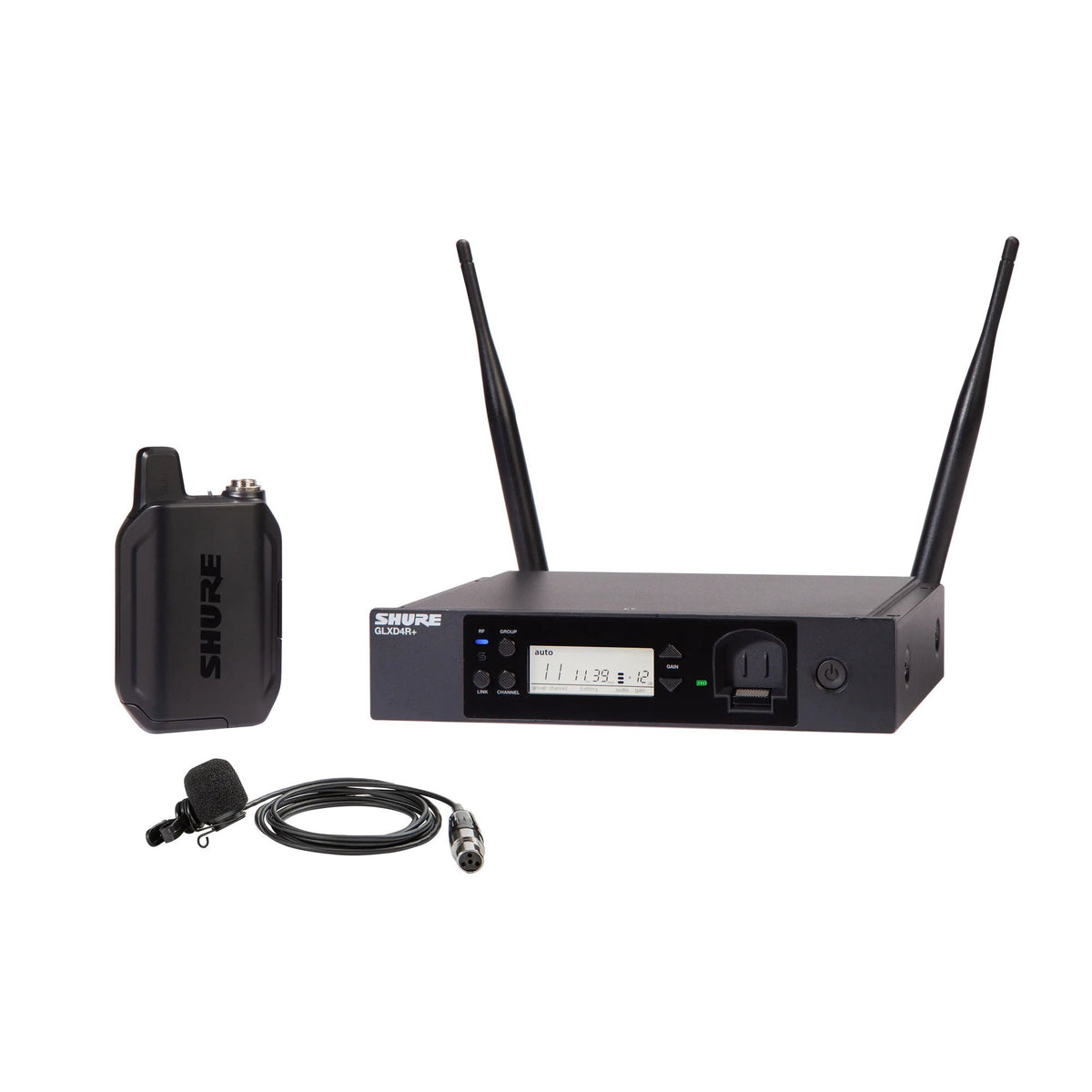 Shure GLXD14R+/85M-Z3 GLXD14R+ LAVALIER SYSTEM WITH WL185M