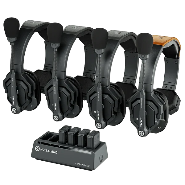 Hollyland HL-Solidcom SE - 4S 4-Person Noise Cancelling Headset Intercom (Global Version)