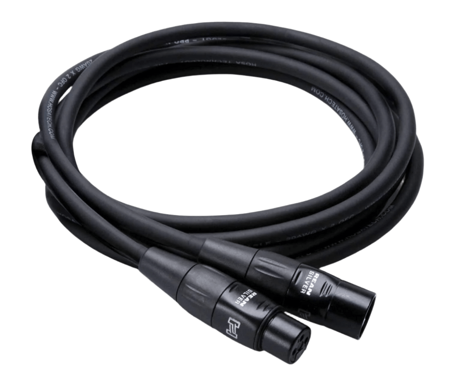 Hosa HMIC-050 50 Foot Pro Microphone Cable REAN XLR (F) to XLR (M) 20 AWG - Solotech