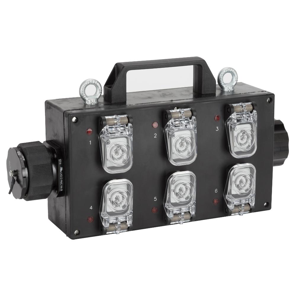 RCF LKS 19 BREAKOUT LKS19 IN/OUT Weatherproof Power Box (6X Powercon Output)