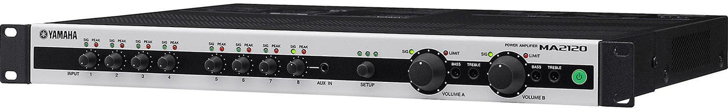 Yamaha MA2120 2 x 120W Pro Mixer Amplifier - PSSL ProSound and Stage Lighting