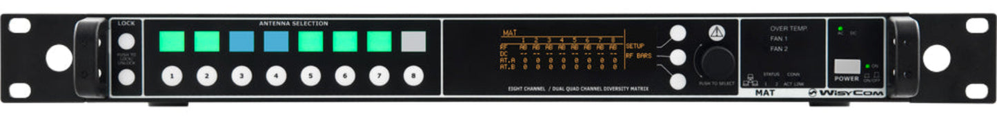WISYCOM MAT244 – Combineur matriciel programmable large bande