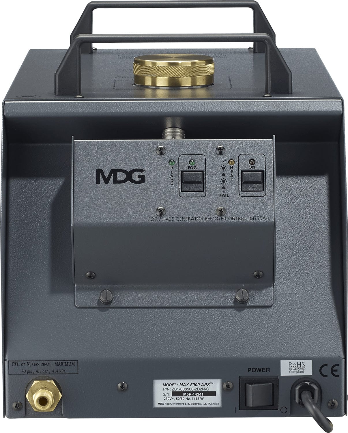 MDG MAX 5000 Fog Generator - PSSL ProSound and Stage Lighting