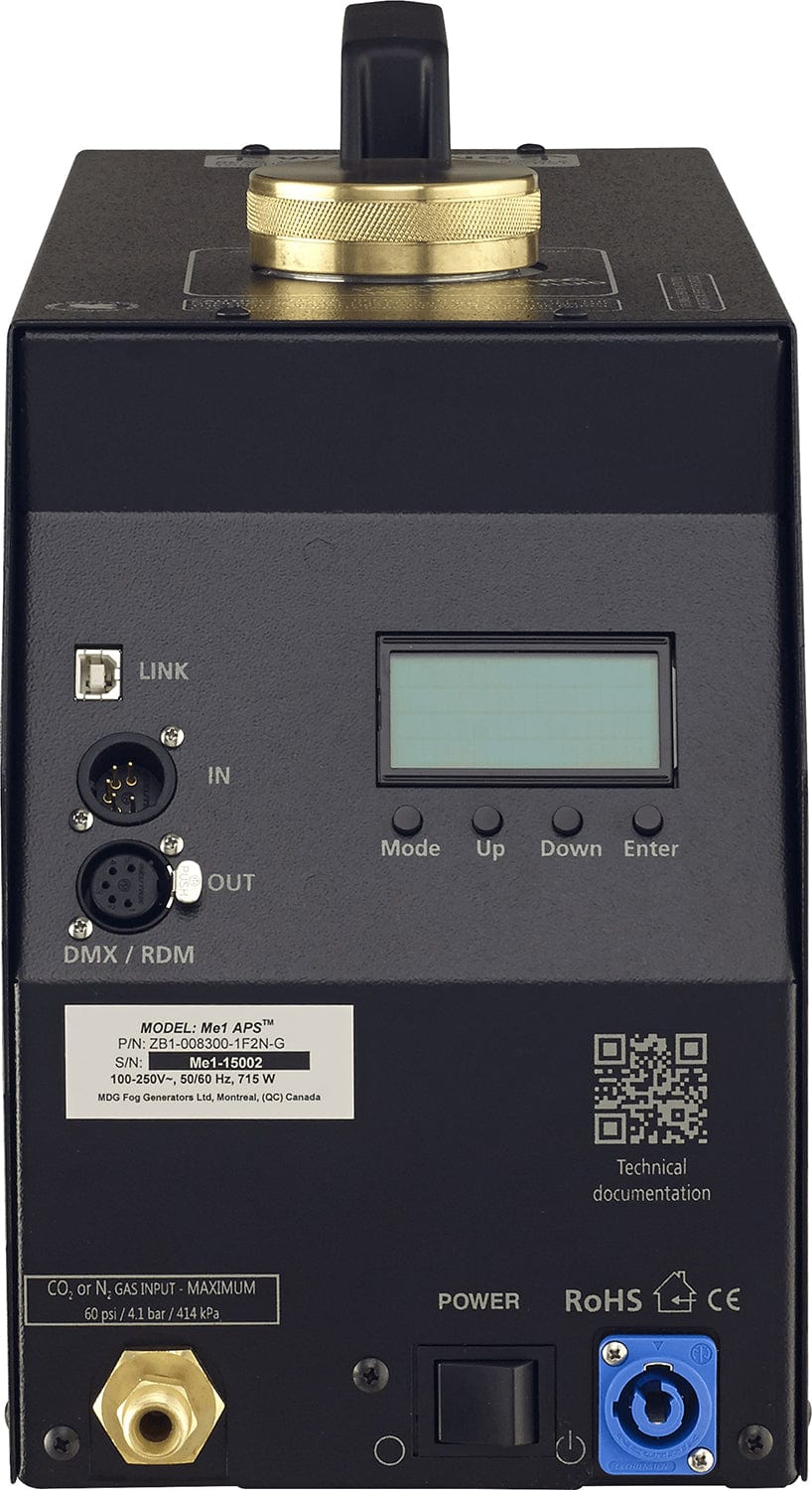 MDG Me1, Single High Output Fog Generator - PSSL ProSound and Stage Lighting