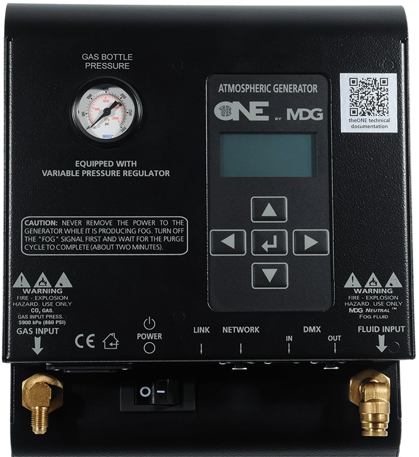 MDG theONE Dual Fog/Haze Single High Output Generator - Stand Alone - PSSL ProSound and Stage Lighting