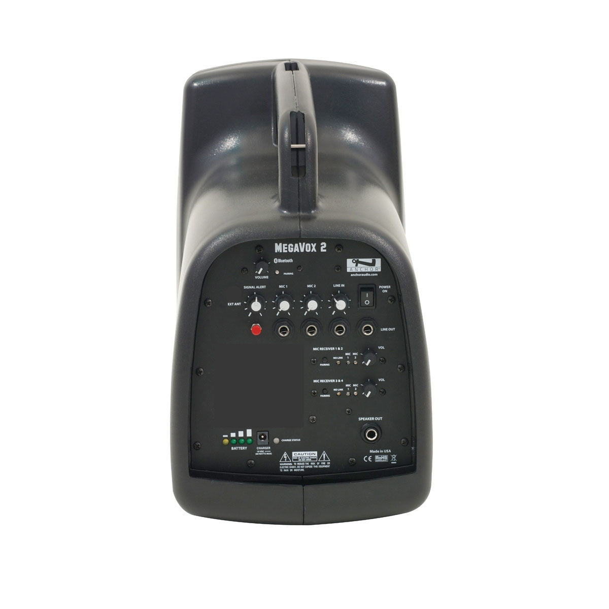 Anchor Audio MEGA2-U4 Megavox 2 U4, battery powered PA system, Bluetooth & Anchor-Link 4 wireless mic capacity