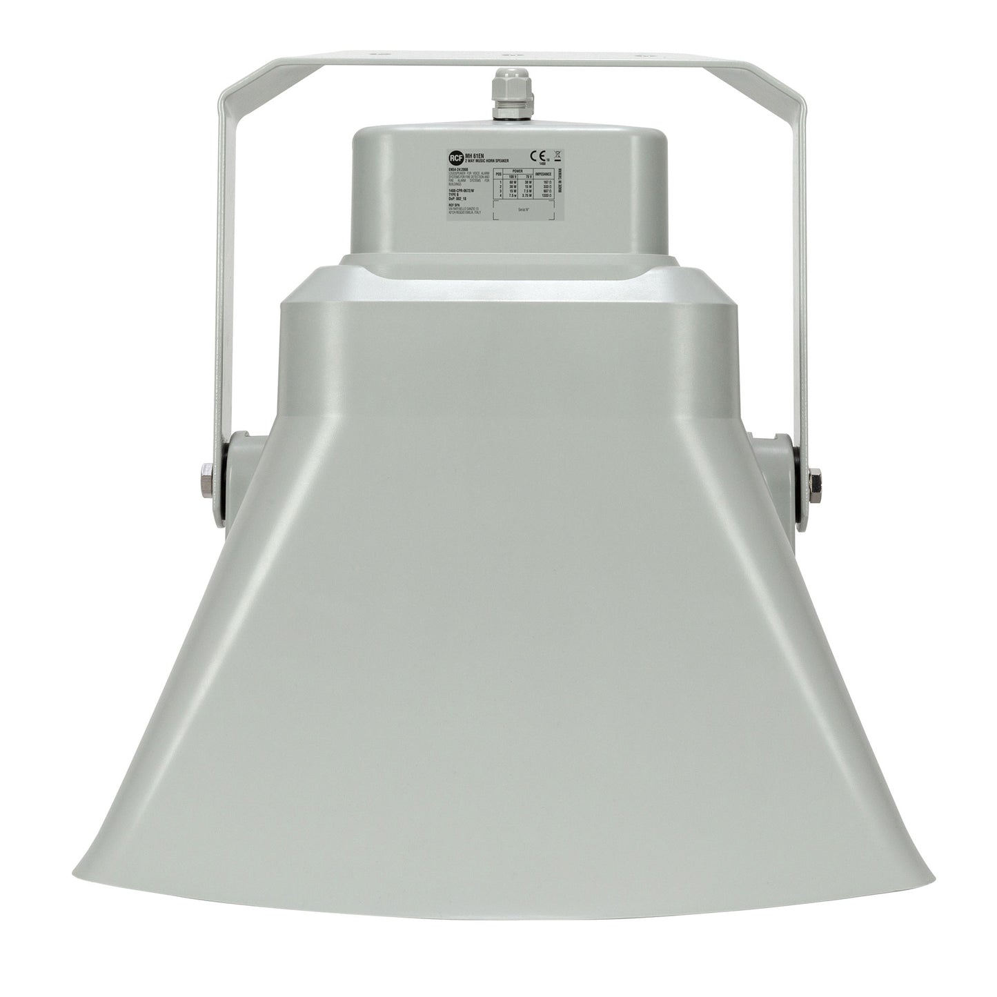 RCF MH 61EN Passive 2 Way Plastic Horn Speaker, 60 W, 70-100 V - EN54-24