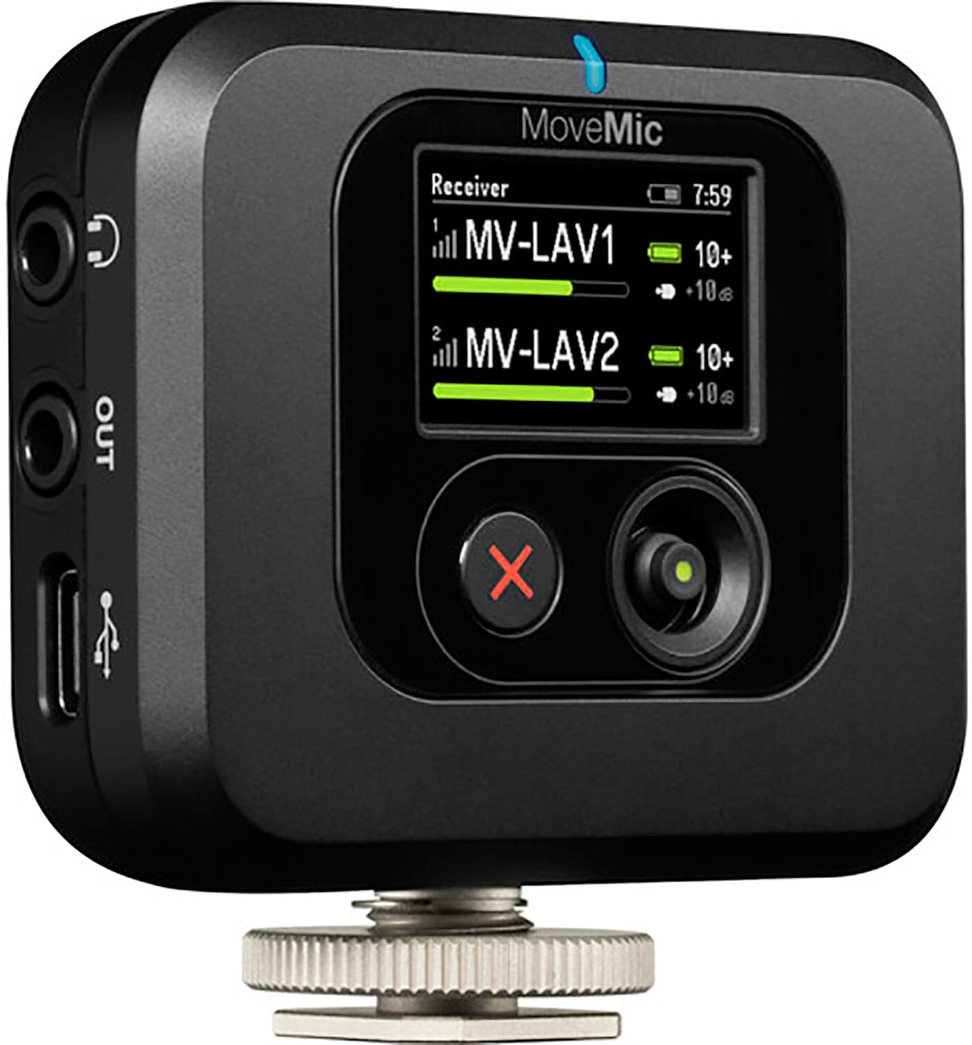 Shure MV-R-Z7 MoveMic Plug-in Wireless Microphone Receiver with