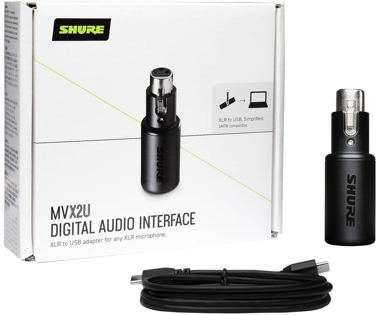 Shure MVX2U USB to XLR Digital Audio Interface - PSSL ProSound and Stage Lighting