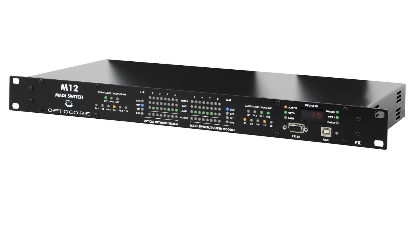 Optocore M12 MADI Router/Switch