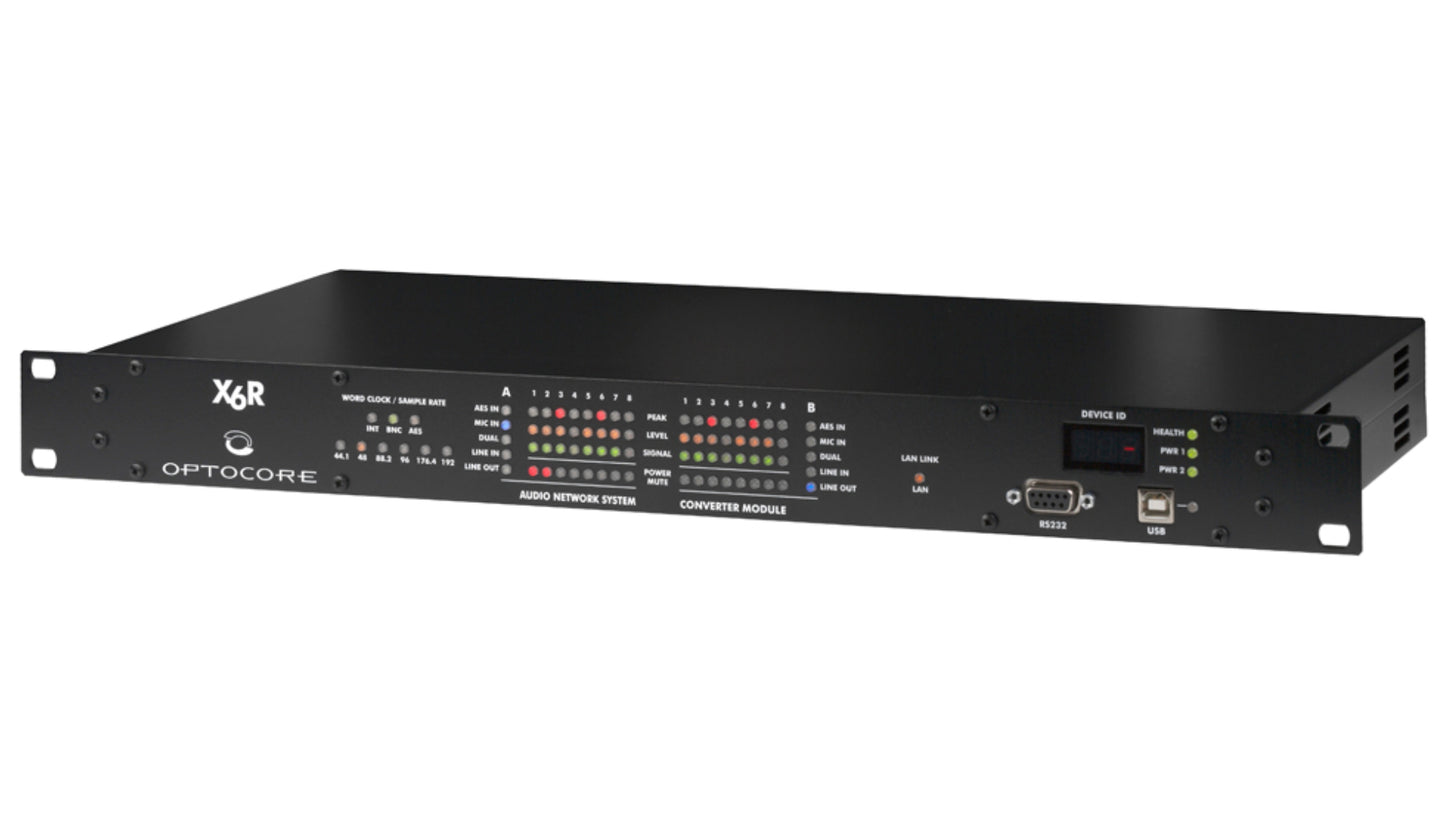 Optocore X6R-TP AD/DA Fiber Converter