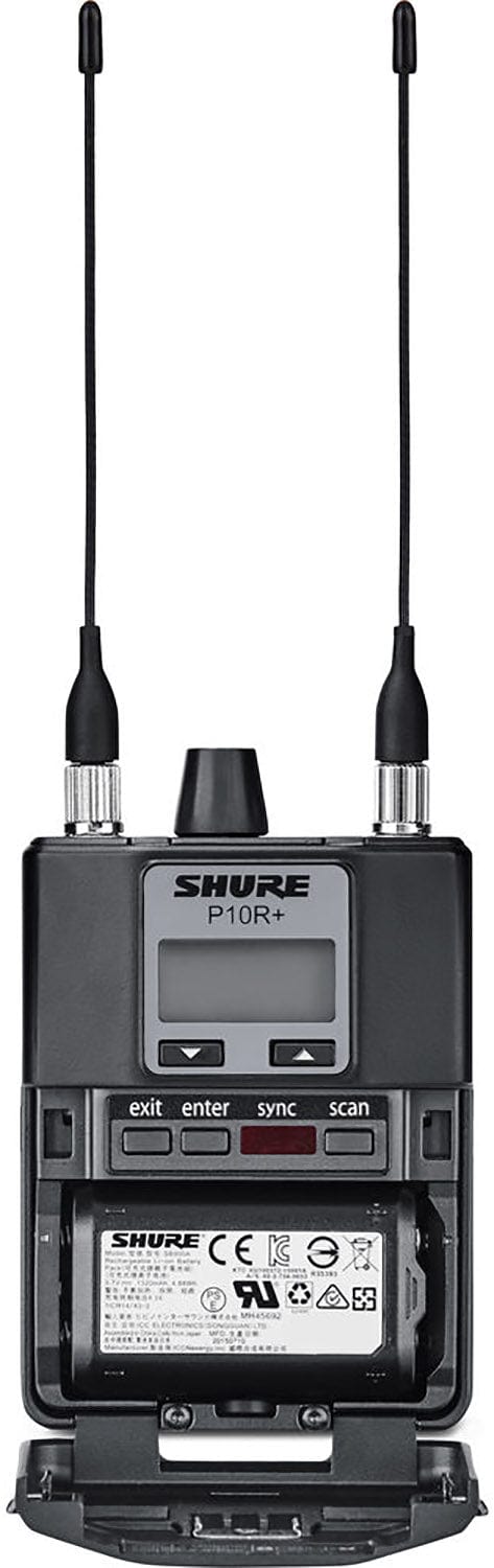 Shure P10R+=-L8 Diversity Bodypack Receiver for PSM1000 - L8 Band - PSSL ProSound and Stage Lighting