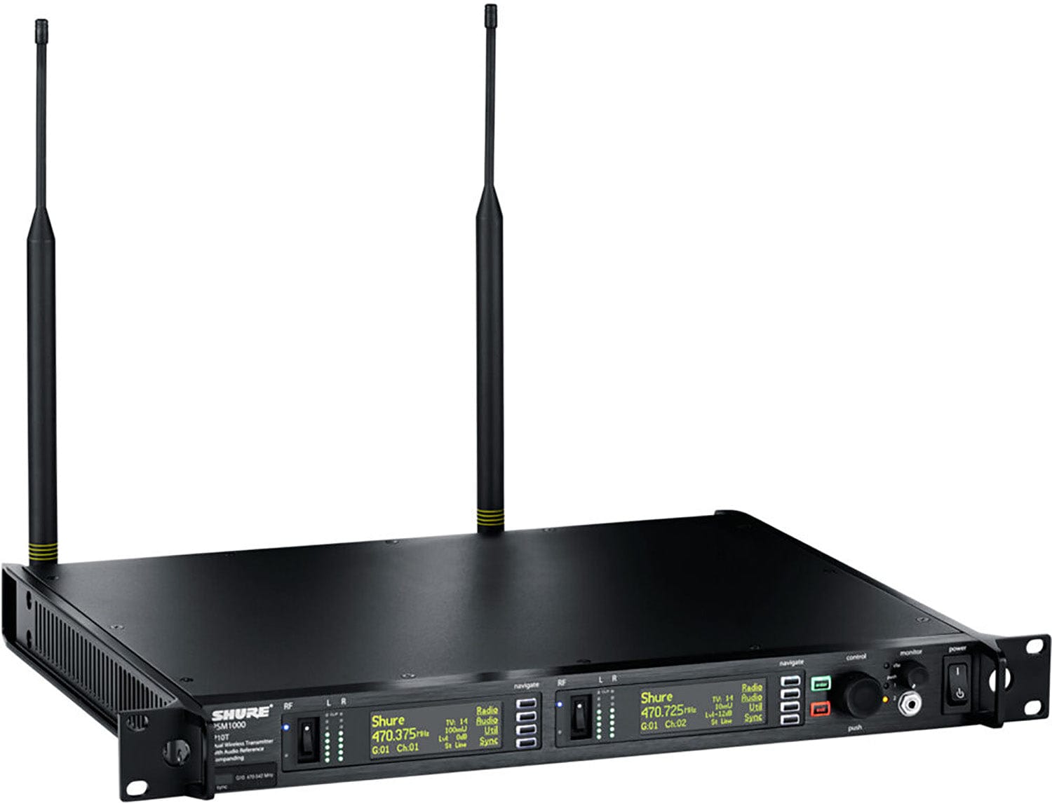 SHURE PSM500 Transmitter PST 本体のみ Shure P10T=-H22 Dual Rack Wireless Transmitter for PSM1000