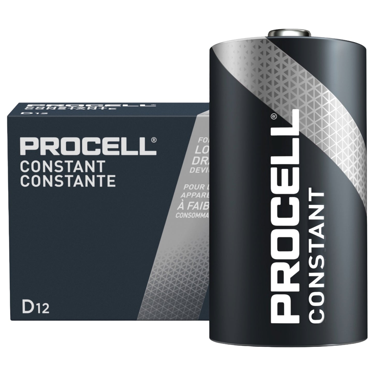 Piles alcalines Procell Constant D, 1.5V