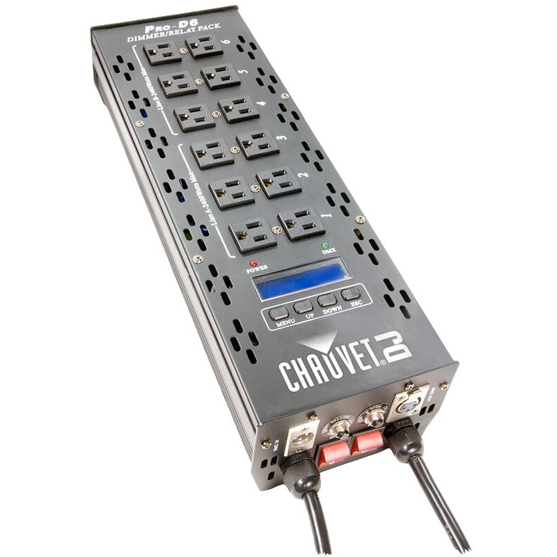 Chauvet DJ Pro-D6 6-Channel DMX Dimmer / Switch Pack