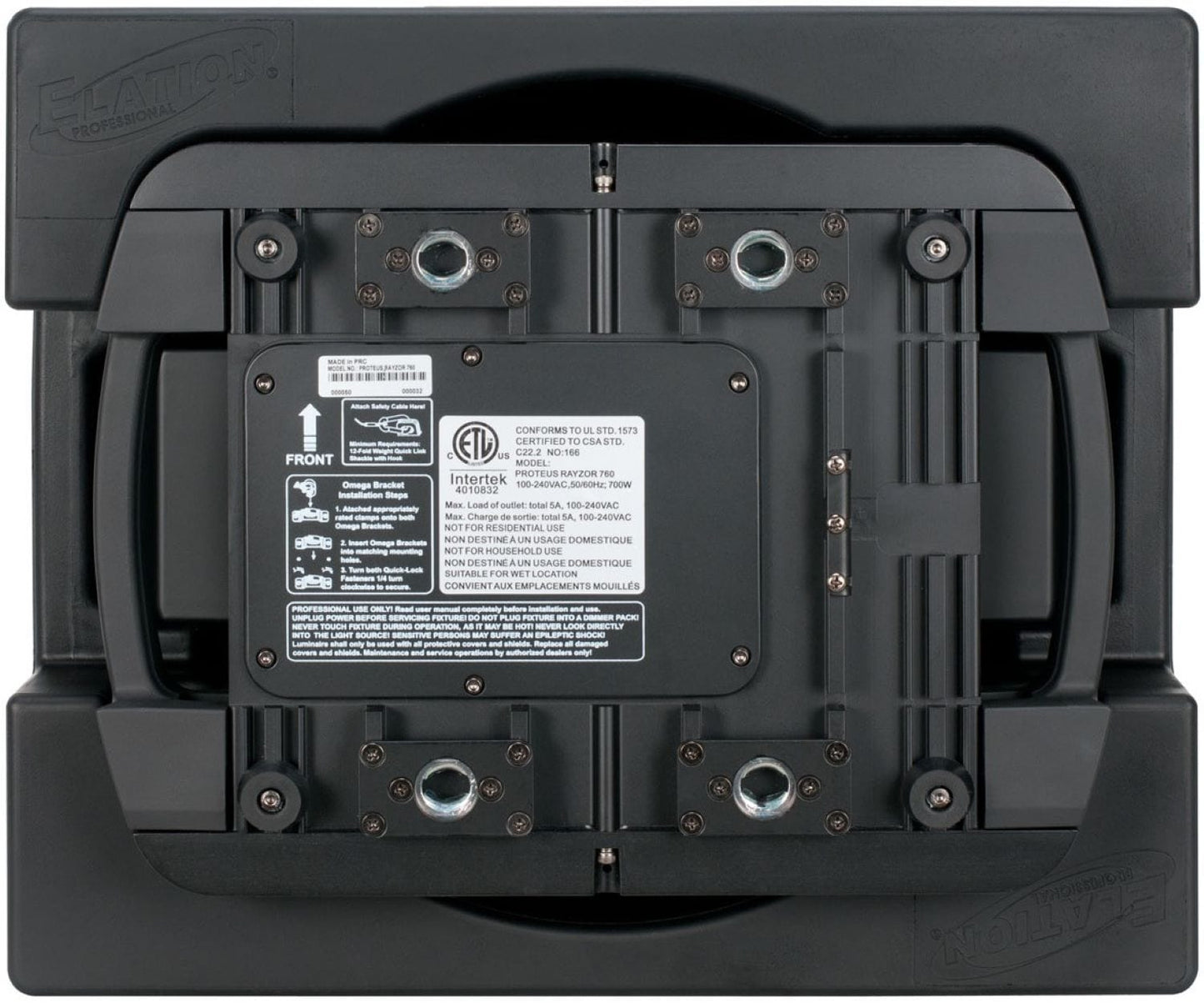 Elation PRR760 Proteus Rayzor 760 7x 60-Watt RGBW LED IP65 Wash Fixture - PSSL ProSound and Stage Lighting