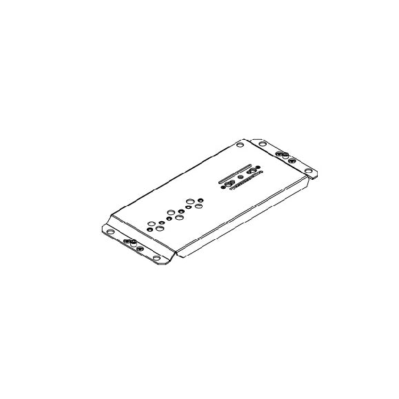 Robert Juliat RJFPADIV0103 Support plate for 2x P1FE and 1/4" accessories